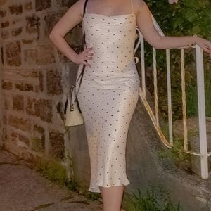 Shona Joy Cream and Black Dress